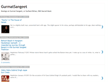 Tablet Screenshot of gurmatsangeet.blogspot.com