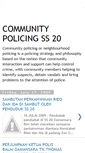 Mobile Screenshot of communitypolicingss20.blogspot.com