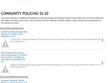 Tablet Screenshot of communitypolicingss20.blogspot.com