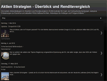 Tablet Screenshot of aktien-strategien.blogspot.com