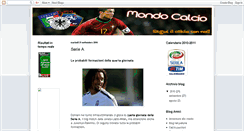 Desktop Screenshot of calcio-ultimenotizie.blogspot.com