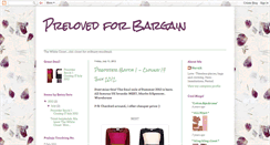 Desktop Screenshot of prelovedforbargain.blogspot.com