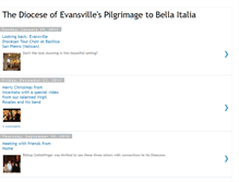 Tablet Screenshot of evansvillediocese-incantatotour.blogspot.com