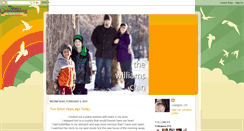 Desktop Screenshot of luckywilliamsfamily.blogspot.com