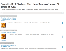 Tablet Screenshot of carmelite-book-studies.blogspot.com