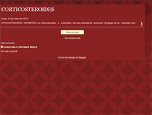 Tablet Screenshot of corticosteroides.blogspot.com