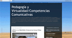 Desktop Screenshot of pedagoeddycompcomunicativas.blogspot.com