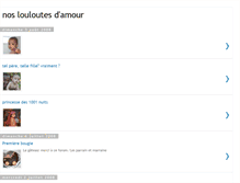 Tablet Screenshot of noslouloutesdamour.blogspot.com