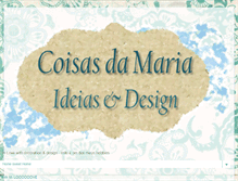 Tablet Screenshot of coisasmaria.blogspot.com