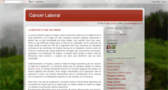 Desktop Screenshot of cancerlaboral.blogspot.com