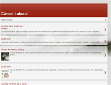 Tablet Screenshot of cancerlaboral.blogspot.com