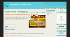 Desktop Screenshot of caminandoenlacuerdafloja.blogspot.com