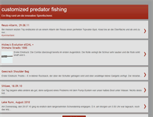 Tablet Screenshot of customizedpredatorfishing.blogspot.com