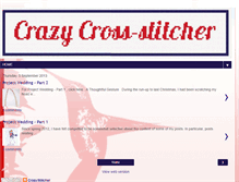 Tablet Screenshot of crazy-crossstitcher.blogspot.com