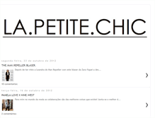 Tablet Screenshot of lapetitechicblog.blogspot.com