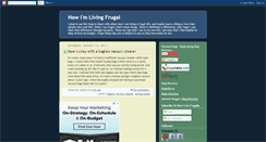 Desktop Screenshot of howilivefrugal.blogspot.com