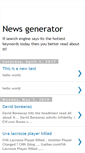 Mobile Screenshot of news-generator.blogspot.com