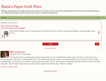 Tablet Screenshot of mariawoodworth.blogspot.com