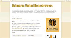 Desktop Screenshot of delmarvabrewers.blogspot.com