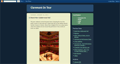 Desktop Screenshot of claremontontour.blogspot.com