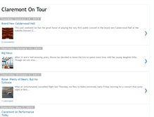 Tablet Screenshot of claremontontour.blogspot.com