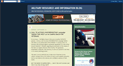 Desktop Screenshot of military-resource-information-blog.blogspot.com