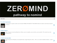 Tablet Screenshot of osho-zero-mind.blogspot.com