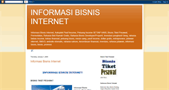 Desktop Screenshot of informasibisnisinternet.blogspot.com