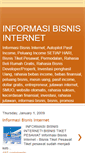 Mobile Screenshot of informasibisnisinternet.blogspot.com