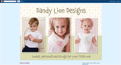 Desktop Screenshot of dandyliondesigns.blogspot.com