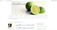 Desktop Screenshot of ilricettariodicinzia.blogspot.com