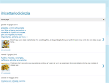 Tablet Screenshot of ilricettariodicinzia.blogspot.com