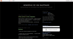 Desktop Screenshot of memoriasdeumnaufrago.blogspot.com