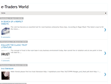 Tablet Screenshot of etradersworld.blogspot.com