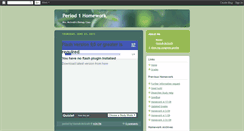 Desktop Screenshot of homeworkperiod1.blogspot.com