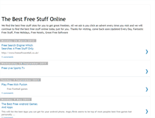 Tablet Screenshot of bestfreestuffonlinetoday.blogspot.com