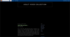 Desktop Screenshot of adult-video-collection.blogspot.com