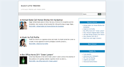 Desktop Screenshot of dailylivetrends.blogspot.com