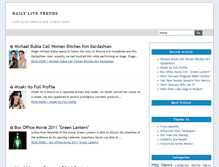 Tablet Screenshot of dailylivetrends.blogspot.com