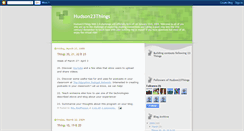 Desktop Screenshot of hudson23things.blogspot.com