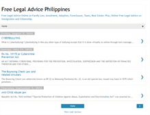 Tablet Screenshot of freelegaladvicephilippines.blogspot.com