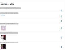 Tablet Screenshot of musicaesigualavida.blogspot.com