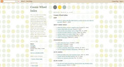 Desktop Screenshot of cosmicwheelindex.blogspot.com