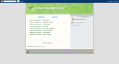 Desktop Screenshot of pistas-heroes-del-silencio.blogspot.com