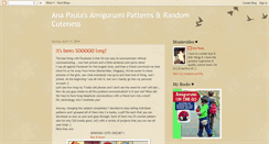 Desktop Screenshot of amigurumipatterns.blogspot.com