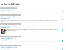 Tablet Screenshot of lacueva-dellobo.blogspot.com