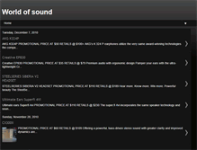 Tablet Screenshot of nothingbutsound.blogspot.com