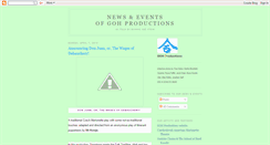 Desktop Screenshot of gohproductions.blogspot.com