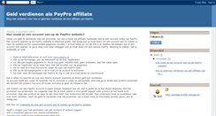 Desktop Screenshot of geld-verdienen-paypro-affiliate.blogspot.com