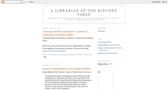 Desktop Screenshot of librarianoutreach.blogspot.com